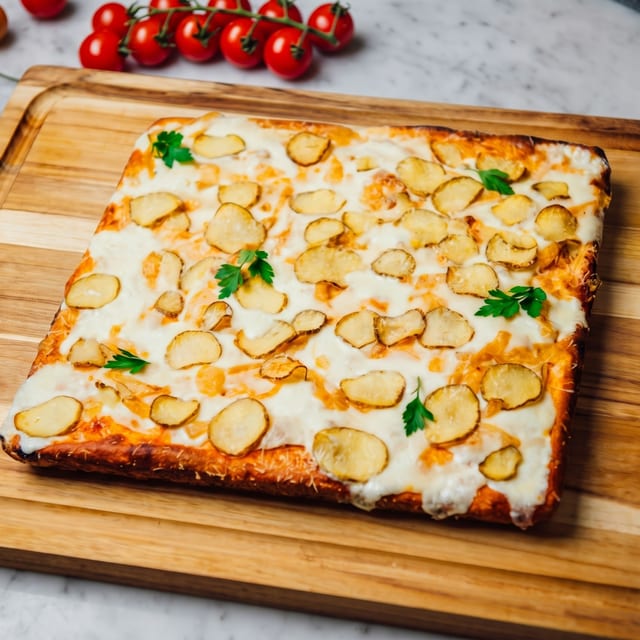Truffle Potato Pizza.